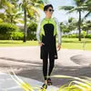 Nuevo Traje de Neopreno para Hombres y Mujeres, Pantalón de Manga Larga Dividido, Traje de Neopreno Conservador para Snorkel, Traje de Baño para Pareja, Traje de Surf