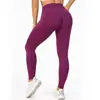 Alongamento de Perna Transfronteiriço Calças Longas Aliexpress Tk Calças de Yoga de Cintura Alta Europeias e Americanas para Mulheres Pêssego Esportes Fitness Secagem Rápida Calças Emagrecedoras