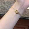 Pulsera de acero de titanio de lujo ligero japonesa y coreana, no se decolora, oro rosa, doble anillo digital romano, pulsera personalizada de Ins, pulsera