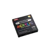 Marcadores acrílicos de doble punta y doble color, bolígrafos de acuarela, no transparentes, se pueden superponer, adecuados para graffiti DIY en piedras y vidrio, especializados para uso artístico