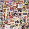 50 piezas de pósteres estilo anime pegatinas de grafiti geniales coche guitarra equipaje cuaderno impermeables punto venta al por mayor