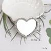 2025 Novo Espelho de Coração DIY Acessórios de Joias para Celular Diamante Pérola Flor Lente Materiais de Beleza para Celular