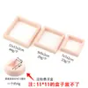 Caja de suspensión de película de PE, caja de extracción de impresión, caja de joyería transparente, caja de almacenamiento antioxidante para aretes y collares, embalaje de joyería