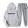 Suéter com capuz e calça para primavera e outono, novo, com estampa em espuma, conjunto para comércio exterior transfronteiriço, venda quente