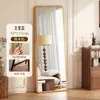 Espejo de cuerpo entero de segunda mano, Espejo de suelo a techo, Espejo de lujo de alta gama accesible para el hogar, Espejo de pared para vestidor, Espejo simple de tocador para habitación de niñas