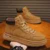 Zapatos Nuevos de Hombre para Primavera, Zapatos Blancos de Caña Alta Transpirables, Zapatos Deportivos Ligeros Versátiles de Moda para Hombre, Tenis Casuales