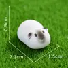 Mini Paisaje de Musgo, Mini Conejillos de Indias Lindos de Segunda Generación, Decoraciones DIY para Jardinería, Pequeños Adornos de Escritorio