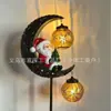 Nuevo producto transfronterizo: Decoración de Poste de Jardín LED de Papá Noel