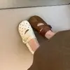 Primer Encuentro Temporada Estilo Coreano Lunares Punta Dividida Falsa Aumento de Altura Interior Zapatos Mary Jane Otoño Nuevo Estilo Versátil Femeninos Zapatos Planos de Ballet