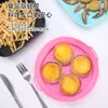 Bandeja de silicona para freidora de aire, resistente a altas temperaturas, para uso doméstico, redonda y cuadrada, bandeja para hornear plegable para microondas