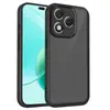 Funda para teléfono con tacto de piel adecuada para Huawei Honor 600E X7E X8D X6 X5D X9D, Funda Protectora Transparente Negra Mate