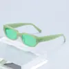 Óculos de Sol Quadrados Pequenos Europeus e Americanos, Modernos e Personalizados, Óculos de Sol Unissex, Retro Anti-UV