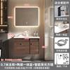 Fábrica directa de gabinetes de baño Yida Zhejiang color nogal oscuro gabinete para lavabo de baño al por mayor