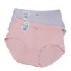 Ropa interior Cherylman para mujer, color liso, versión media, suave, cómoda y transpirable, bragas de cintura media para mujer