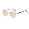 Gafas de Sol Redondas de Venta Caliente Transfronterizas Hechas a Medida para Mujer con un Toque de Alta Gama, Gafas de Sol con Protección UV Específicas para Conducir para Hombre