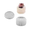 Molde de Silicone para Vaso de Planta, Porta-Vela de Cristal, Resina, Gesso, Cimento, Caixa de Armazenamento em Forma de Diamante, Grande e Pequena