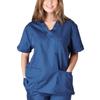 Comércio Exterior Manga Curta Gola V Roupa de Amamentação Uniforme de Trabalho Top XX0034