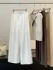 Calça Larga de Algodão e Linho com Cordão Estilo Japonês para Mulheres, Nova Verão 2026, Cintura Alta, Caimento Fluido, Emagrecimento, Leve, Versátil, Casual, Longa
