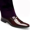 Zapatos de Cuero Casuales de Negocios para Hombre Estilo Coreano Zapatos de Cuero para Pierna Zapatos de Vestir para Hombre Jóvenes Casuales Británicos Zapatos de Papá