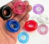 Fivela Porta-dedo de Cristal Porta-dedo Partículas de Lagarta Anel Tricolor de Lagarta Anel Produtos Sexy Atacado