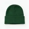 Chapéu Pós-Parto Estilo Coreano, Chapéu de Tricô Liso Feminino Outono e Inverno Europeu e Americano, Gorro com Barra Retrô à Prova de Frio e Vento para Uso Externo Venda por Atacado