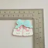 Novo Duplo Desenho Animado Cereja DIY Grampo de Cabelo Artesanal Adorno de Cabeça Capa de Celular Acessórios de Acrílico Material de Decoração Atacado