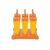 Moldes para cubitos de hielo creativos transfronterizos, lindos moldes para helado para niños, moldes artísticos de silicona para presionar palitos, moldes DIY fáciles de desmoldar