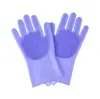 Guante para Baño de Mascotas Anti-arañazos Anti-mordeduras Guante Cepillo de Limpieza Largo Para Baño de Gato Perro Venta al por Mayor
