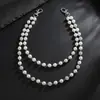 Joia Transfronteiriça Europeia e Americana Corrente para Calça de Pérolas e Contas de Diamante Masculina Estilo Vintage Acessório de Pingente de Luxo Leve