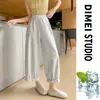 Pantalones tipo linterna azul marino para mujer, nuevo estilo 2026, pantalones de pierna ancha con caída fluida, adecuados para primavera y otoño, diseñados para hacer que las figuras menudas parezcan más delgadas, y son cropped hasta el tobillo
