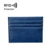 Exquisito y moderno tarjetero RFID ultrafino de cuero no genuino de gran capacidad con tarjetero para múltiples tarjetas, monedero de cuero PU, tarjetero bancario