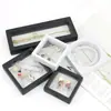 Caja de suspensión de película de PE caja transparente caja de joyería caja de collar caja de anillo pulsera caja de pulsera caja de almacenamiento Wenwan antioxidación