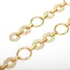Cinturón de Metal Redondo Hueco para Mujer Transfronterizo Moda Simple Versátil Cadena de Cintura Cinturón Accesorios de Ropa Cadena de Cintura Mayoreo
