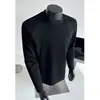 Sudadera pesada estilo callejero americano para hombre, capa interior de marca de moda de otoño, camiseta de manga larga con diseño retro