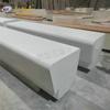 Terminado banco de concreto de água bolso parque de design de fezes grc pré-fabricadas fezes personalização