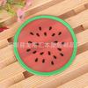 Posavasos de silicona coloridos y creativos de fábrica para frutas, aislantes, antideslizantes, de goma suave, manteles individuales, se pueden vender al por mayor
