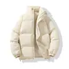 Comercio Exterior AliExpress Nueva Ropa de Invierno Gruesa Cálida de Color Sólido Casual con Cuello para Hombre y Mujer para Pareja