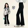 Tutu Elefantito Ropa Infantil Pantalones para Niñas 2026 Otoño Nuevo Estilo Pantalones Acampanados Ajustados para Niños Moldeadores de Cuerpo Pantalones Casuales Largos