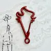 Llavero DIY de Aleación de Zinc con Temática de Helado, Colgante para Bolso, Versión de Color Duradero Electroplateado, con Resorte y Abrible
