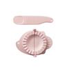 Conjunto de molde e colher para recheio de dumplings T Z6150 na cor trigo, para pendurar na cozinha.