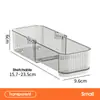Caja de Almacenamiento Retráctil de Cajón Tocador Cosméticos Caja Organizadora de Labiales Cocina Gabinete Profundo Artefacto de Partición Integrada