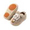 Pantuflas de Algodón para Niños Bobodou Antideslizantes Lindos de Dibujos Animados Cálidas Zapatos de Algodón Invierno Interior Hogar Pantuflas de Algodón para Niños Pequeños Al Por Mayor