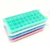 Molde para Cubitos de Hielo Caja de Hielo Molde para Cubitos de Hielo Congelados de 24 Compartimentos con Tapa Refrigerador Doméstico Congelador Rápido Caja de Cubitos de Hielo de 36 Compartimentos