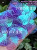 Escama de Dragón Sirena Iridiscente Concha Grande 40mm Lentejuelas Plegadas DIY Siete Colores Deslumbrante Escama de Pez Forma de Abanico Cuentas