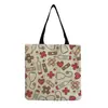 Nuevo bolso de mano de moda médica para mujer, enfermera, lágrimas de arcoíris, estampado de boxeo, bolso de hombro, bolsa de compras portátil