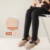 Novedad Otoño e Invierno 2025 Mallas de Terciopelo Engrosadas para Niñas Pantalones de Baile de Color Sólido Cálidos para Niños Pequeños y Medianos