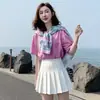 Falda plisada blanca mujer estilo verano midi falda negra cintura alta línea A petite falda corta gris 2026 talla grande mm gordita