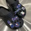 Serie de Tela Vaquera de Dibujos Animados Gato Kt Lazo Zapato con Agujero Flor de Zapato Hebilla de Zapato Extraíble Accesorios de Flor de Zapato Decoración DIY