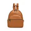 Mochila de Piel Genuina Nueva para Mujer 2025, Versátil, Moderna, Mochila Pequeña de Lujo Ligero, Bolso Portátil Multifuncional Casual para Mamá