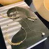 Juego de Pendientes Cadena para Clavícula Transfronteriza Collar de Perlas Sencillo de Nicho Pulsera Colgante de Trigo Joyería Juego de Tres Piezas